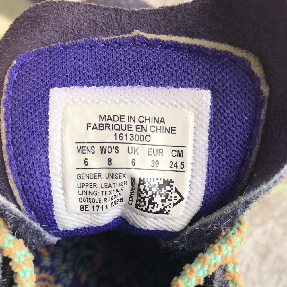 Converse đ„SALE!đ„ CLOT One Star CC OX Low Top Hair Suede Blue Womenâs Sneakers - Picture 14 of 14